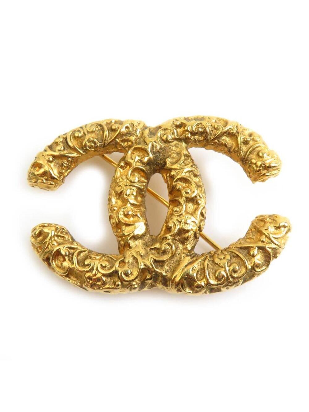 Chanel Brooch Metal Gold #250196C10B